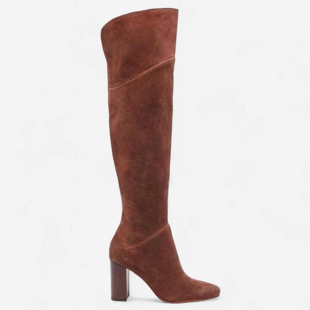 Dolve Vita Sury Brown Suede Knee-High Boots